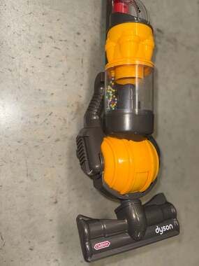 Casdon Dyson Ball Toy Vacuum Cleaner with Real Suction and Sound